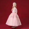 Kids Trailing Gowns Girls Princess Puffy Dresses