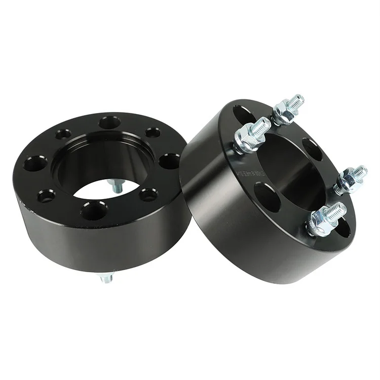 SEBLAFF 4 Pack 2in 4 x 110mm Black Wheel Adapters Spacers 74mm Hub Bore & M10 × 1.25 Studs
