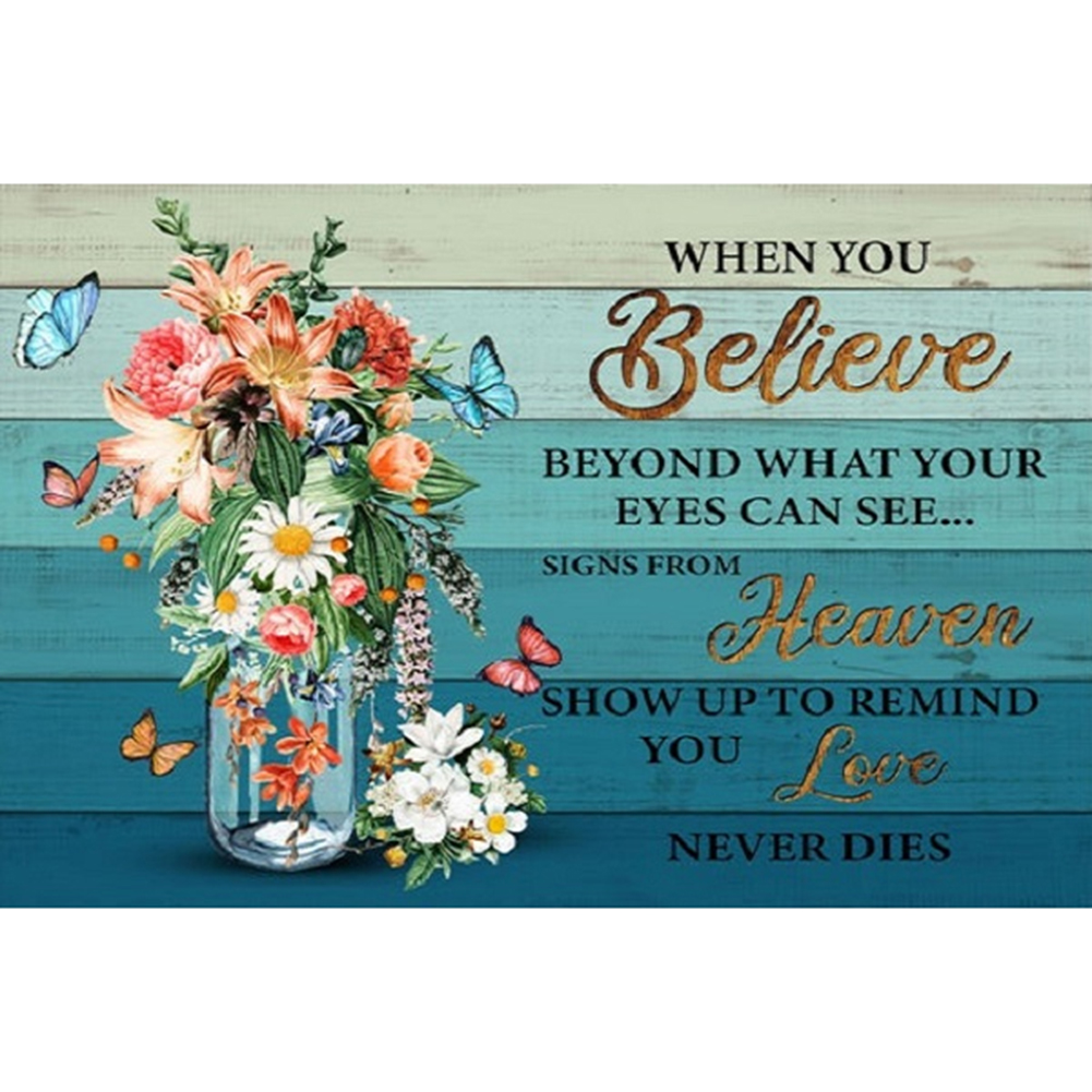 

Butterfly Flowers - Round Drill Diamond Painting - 40*60CM (Big Size), 501 Original