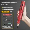 Small Fully Automatic Chisel Woodworker Bonsai Root Carving Lithium Battery Handheld Carving Machine Set
