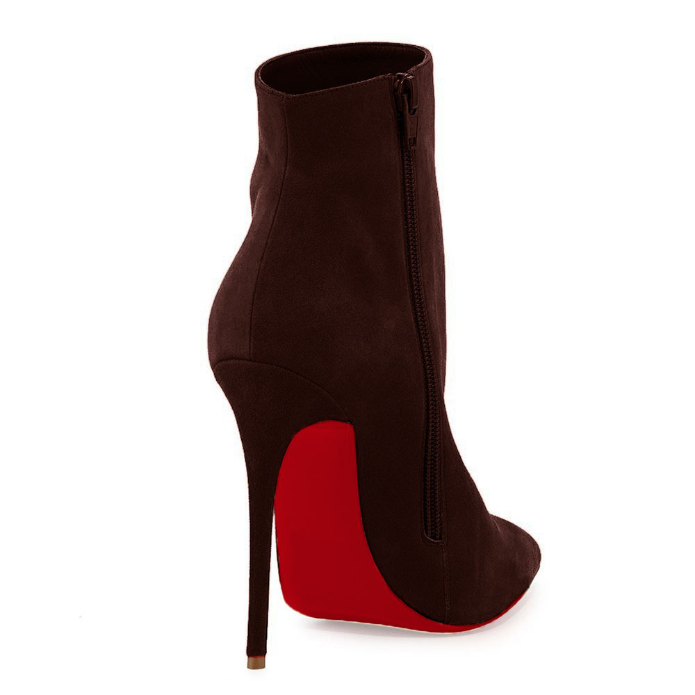 Red Bottom Ankle Boots