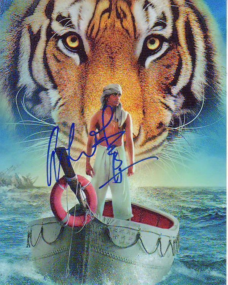 Ang lee signed autographed life of pi 8x10 Photo Poster painting