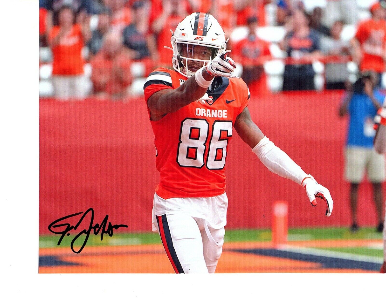 Trishton Jackson Syracuse signed autographed 8x10 football Photo Poster painting 2020 NFLDraft !