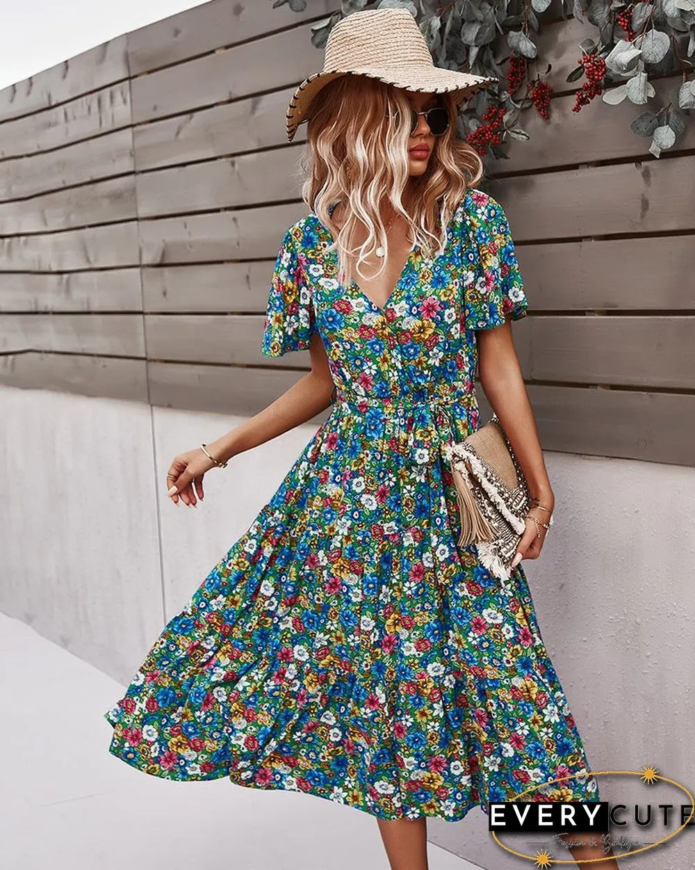 Design Women's Waist Down Dress Print Sexy Skirt