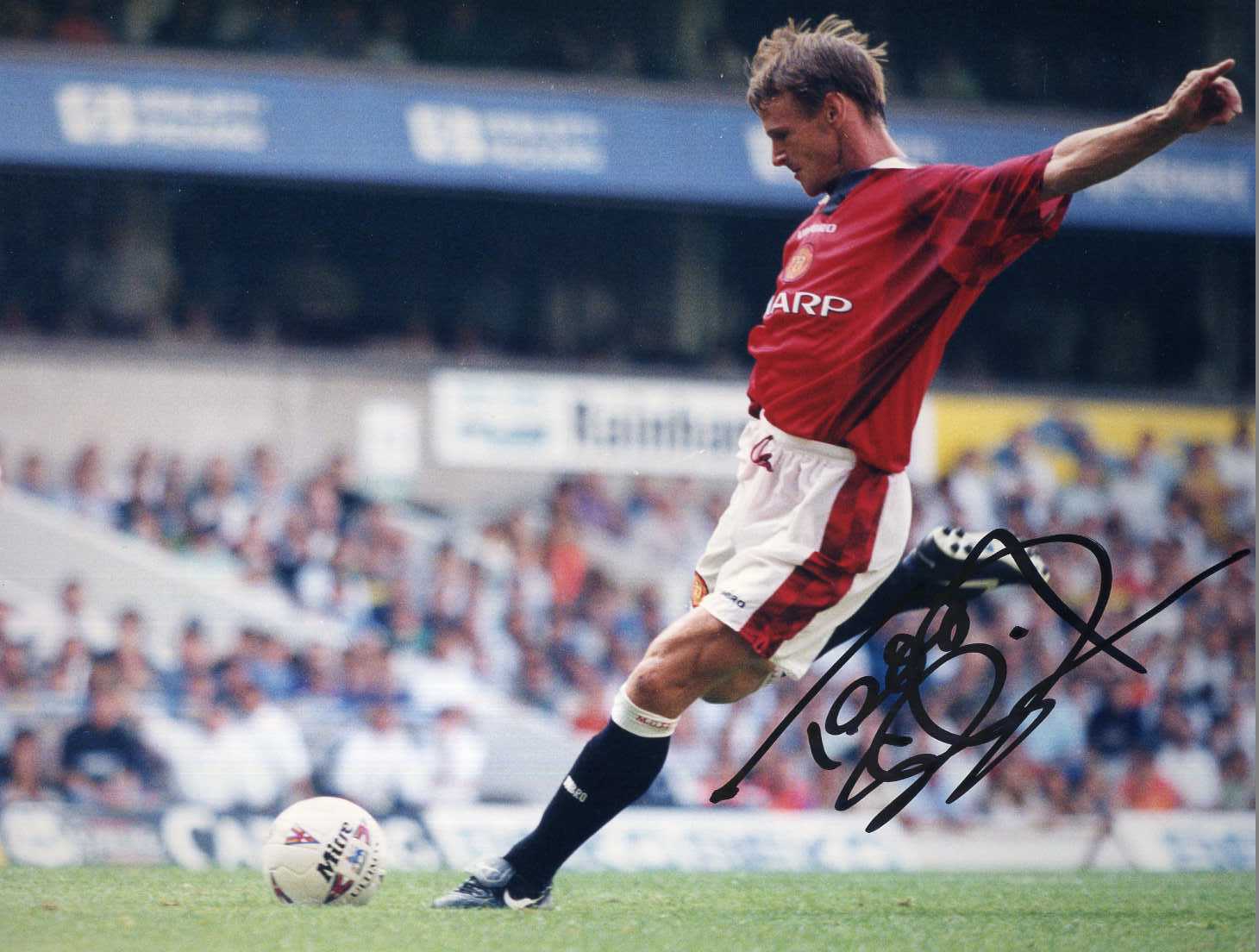 TEDDY SHERINGHAM Signed Photo Poster paintinggraph - Manchester United & England - Preprint