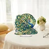 DIY Peacock Diamond Painting Acrylic Desktop Ornaments