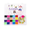 5Mm 20 color Perler Beads Tool Kit Fuse Vibrant Color Fuse Melting Beads Set Suitable for Pixel Puzzle Beads Making Kit Crafting Supplies Artwork