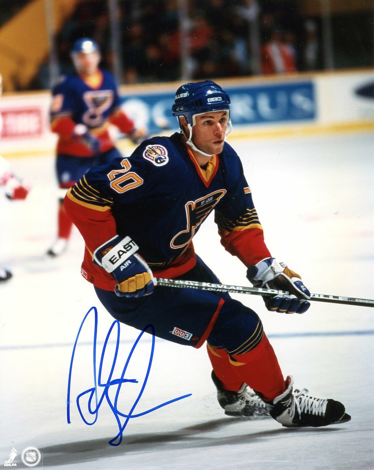 Adam Creighton Autographed 8x10 St. Louis Blues # S246