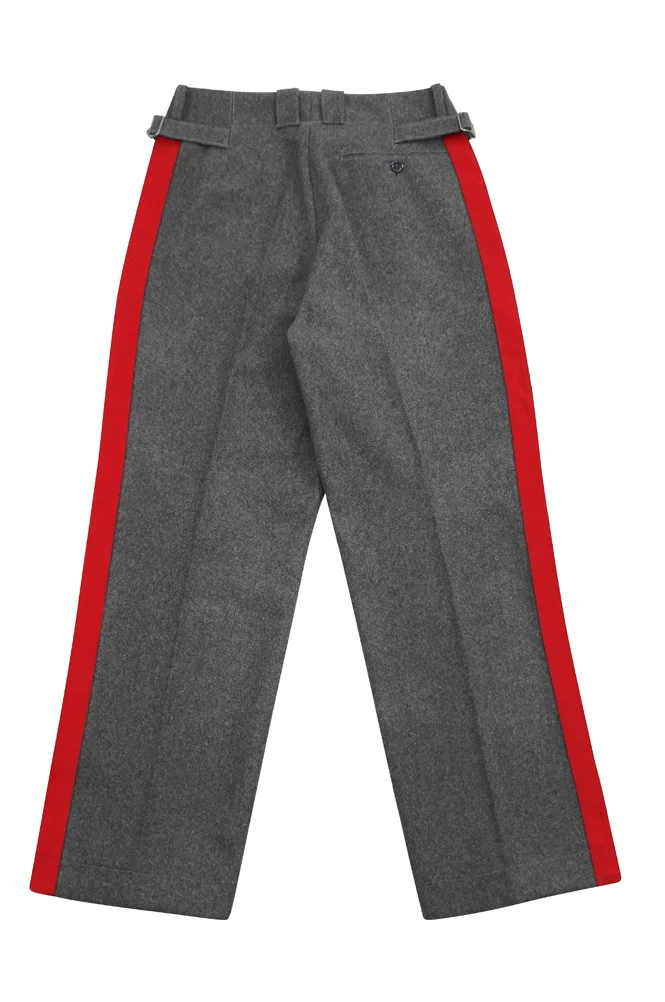   Wehrmacht German General Stone Grey Wool Straight Trousers German-Uniform