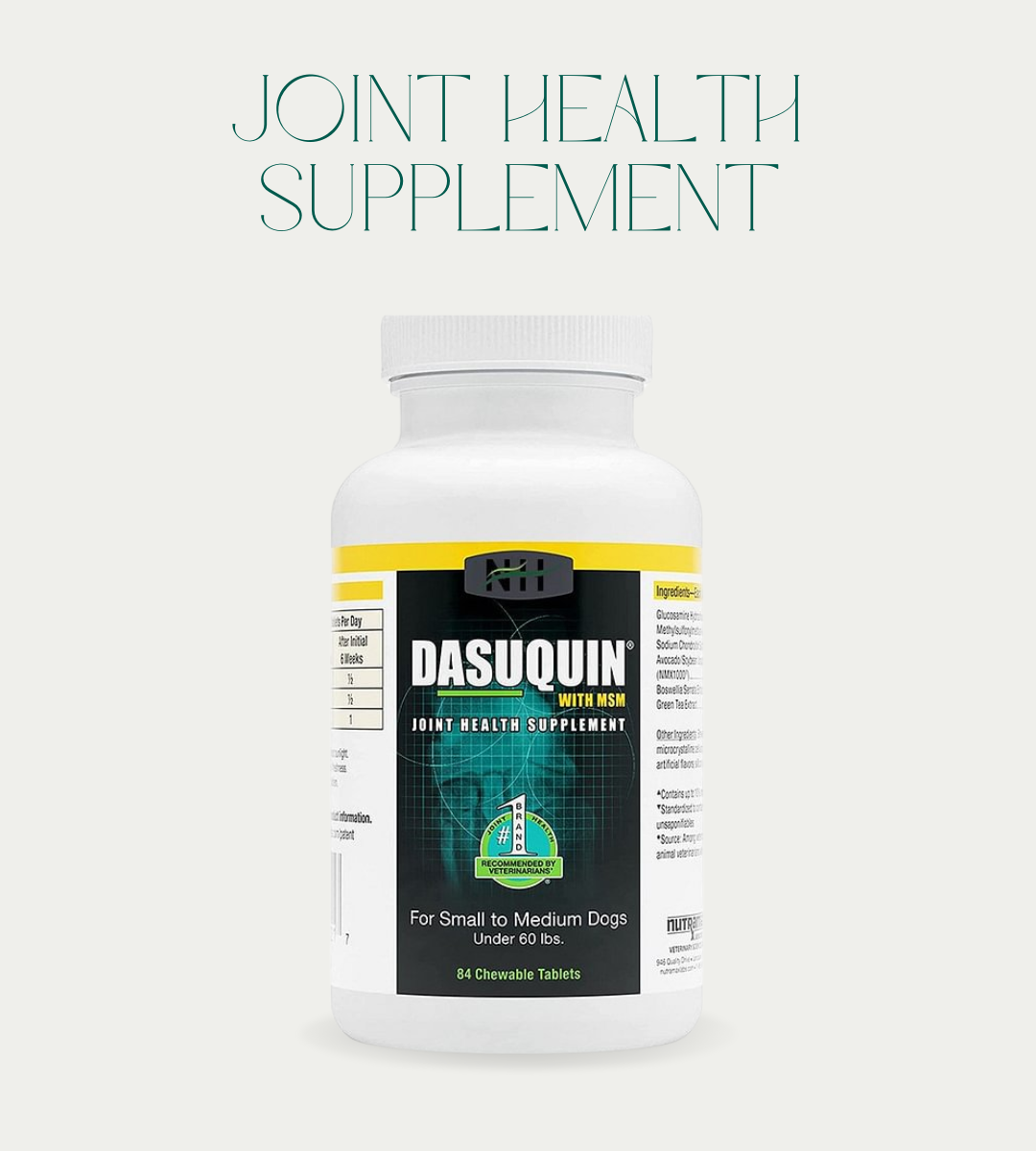 Joint Health Supplement for Large Dogs with Glucosamine, MSM & Chondroitin