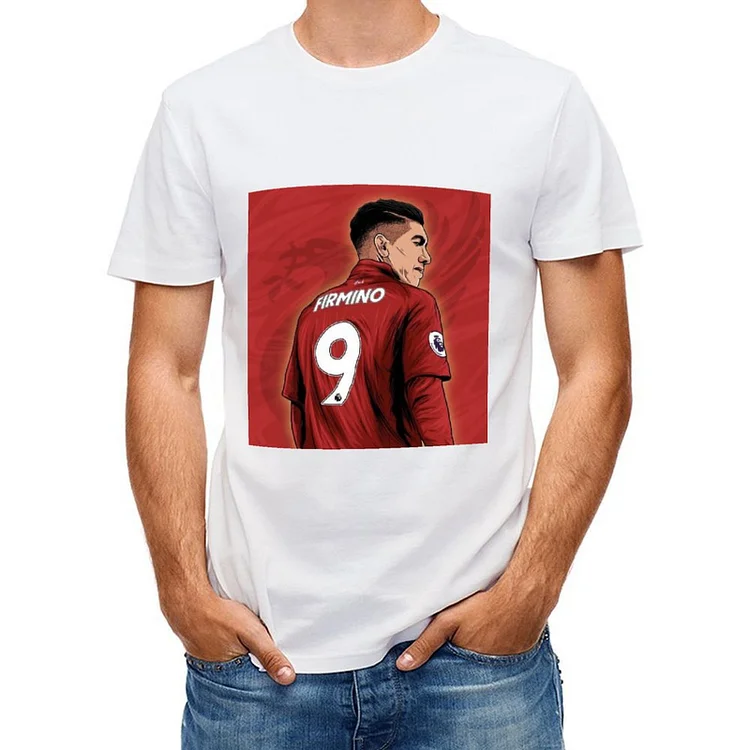 Roberto Firmino Inspired 9 Short Sleeve Soccer Culture Tee