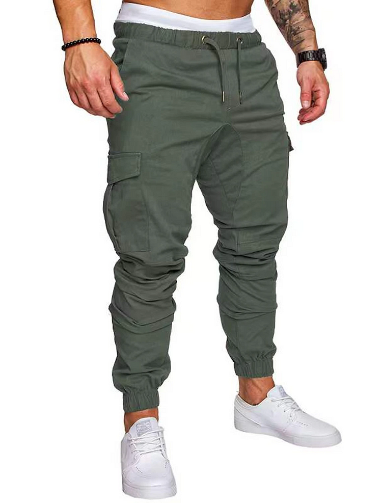 Men's Tactical Cargo Jogger Multiple Pockets Pants