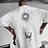 Men's Casual Angel Printed Loose T-shirt Lixishop 