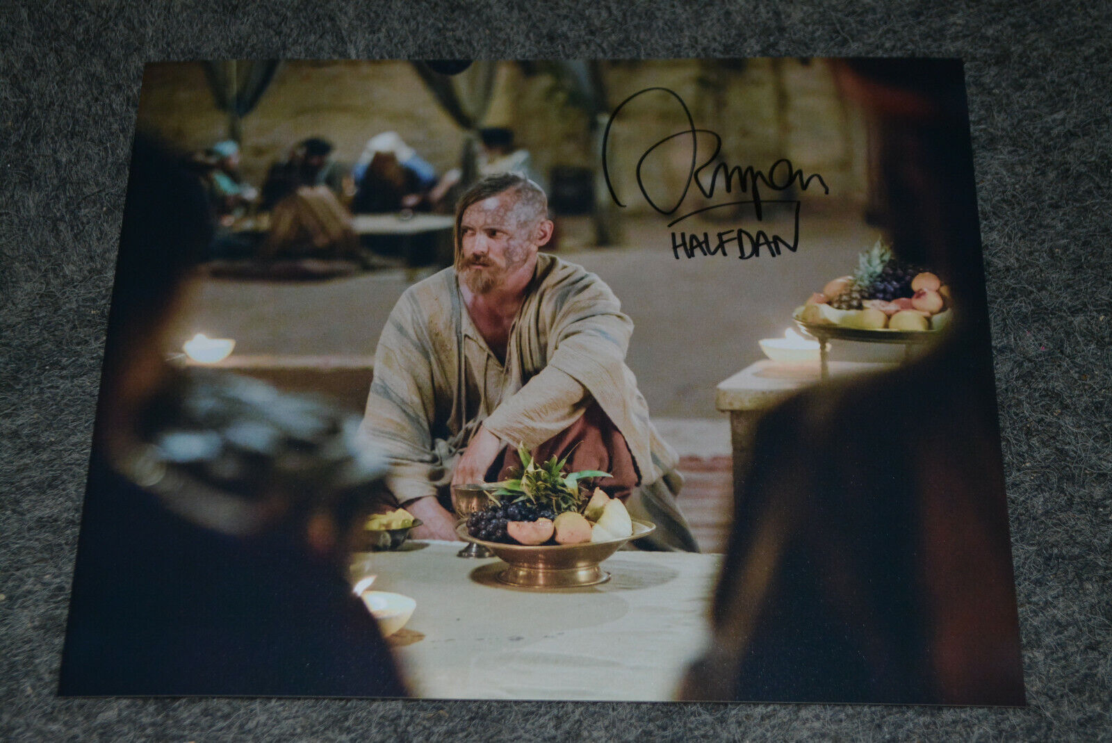 JASPER PAAKONEN signed autograph In Person 8x10 20x25 cm VIKINGS Halfdan