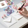 6PCS DIY Diamond Art Greeting Cards Congratulations Cards & Gifts (Mouse)