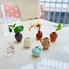 8pcs Cute Ceramic Vase Refrigerator Magnets Fridge Magnets Refrigerator Stickers