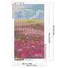 Diamond Painting -DIY Round Drill Mountains Wildflowers（40x70cm）