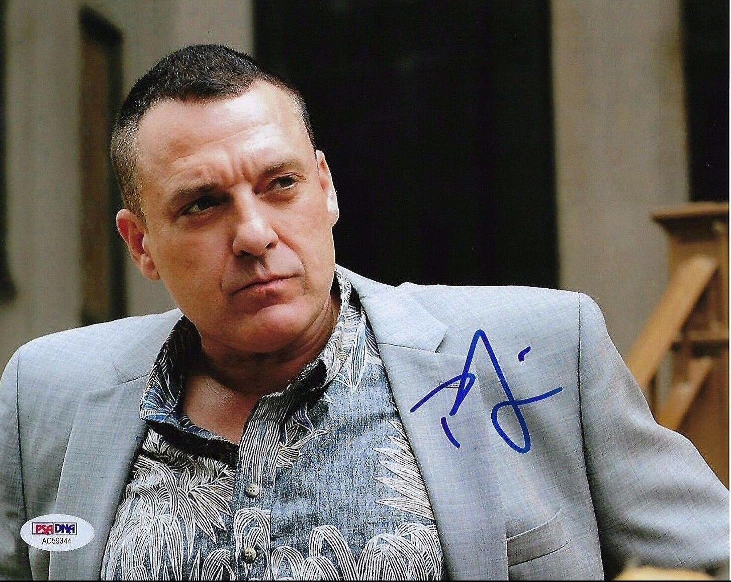 Tom Sizemore Signed 8x10 Photo Poster painting PSA AC59344