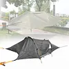 [US Local Warehouse] Camping Hammock with Mosquito Net Waterproof Rainfly 3 Point Hammock Tent 660 LBS Load Capacity 2-Person Tree Tent Hammocks for Outdoor Backpacking & Hiking