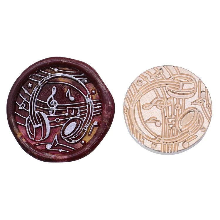 Diy Fire Lacquer Round Sealing Wax Stamp Head 25Mm gbfke