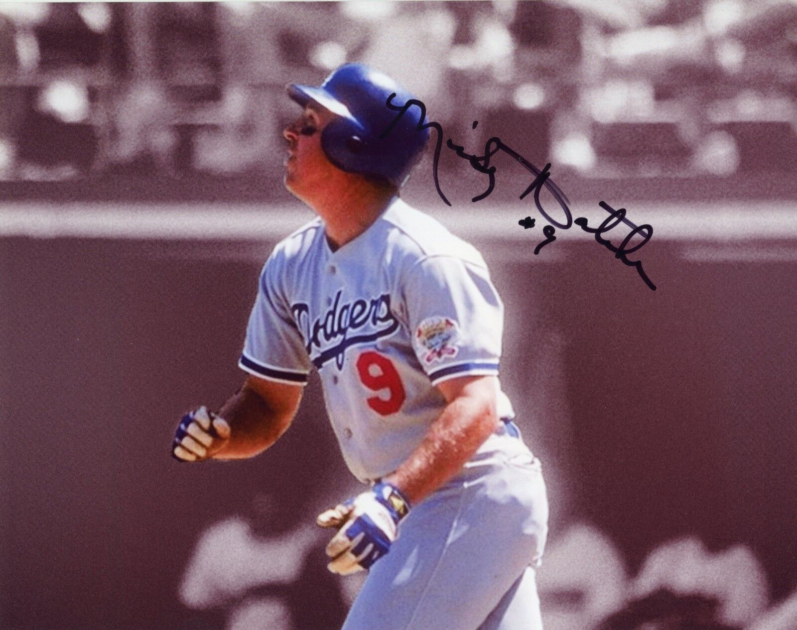 ~ MICKEY HATCHER Authentic Hand-Signed 1988 WS LOS ANGELES DODGERS