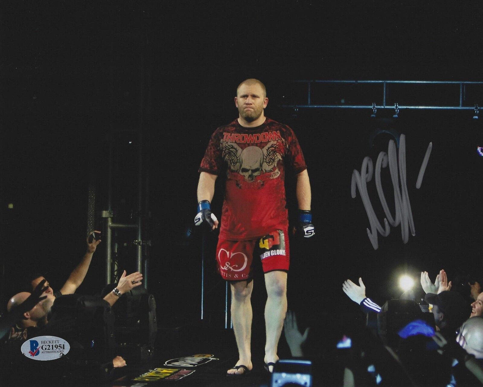 Sergei Kharitonov Signed 8x10 Photo Poster painting BAS Beckett COA StrikeForce Pride FC Auto 1