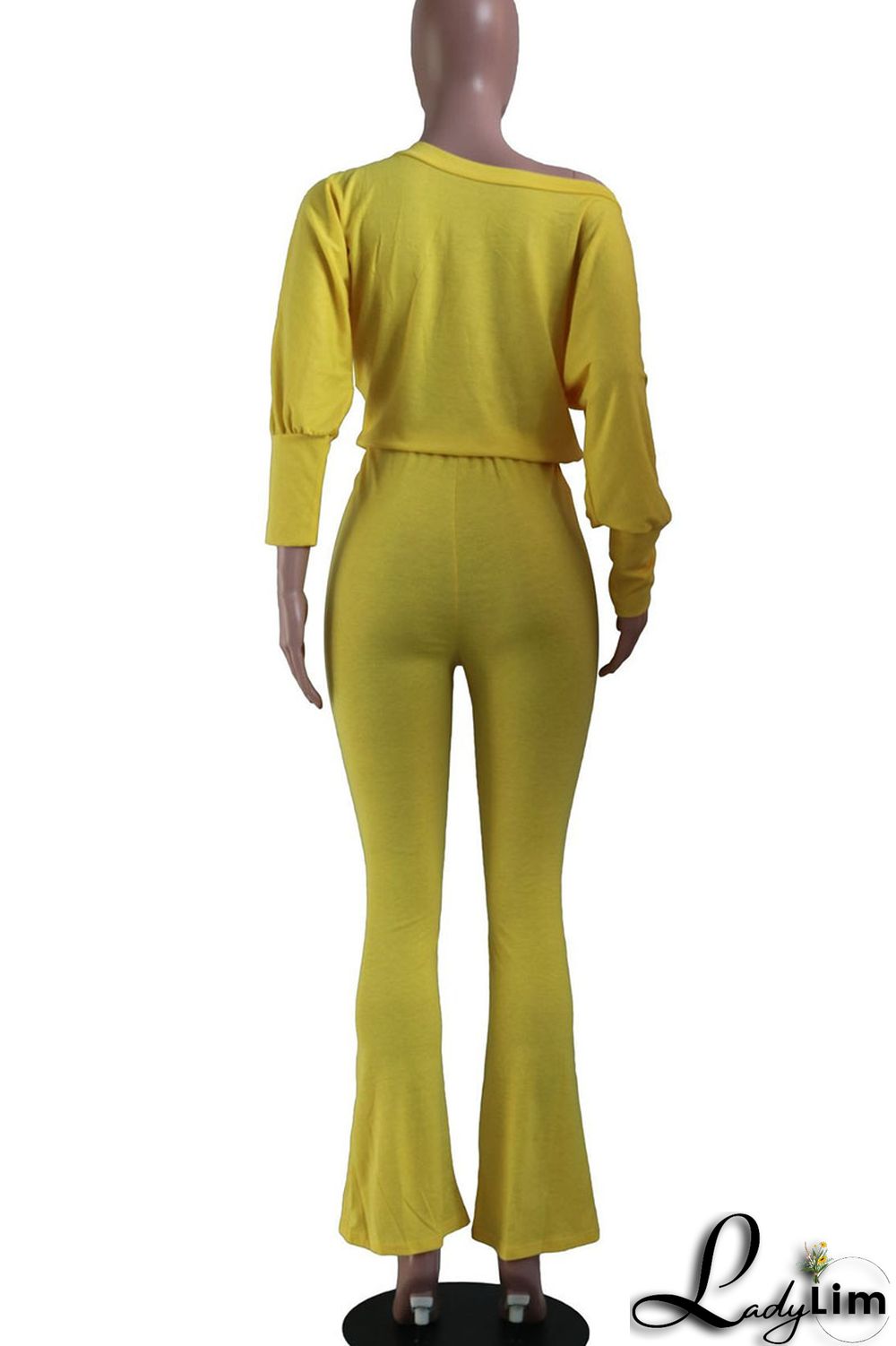 Black Casual Print Split Joint Oblique Collar Straight Jumpsuits