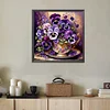 Violet Flowers-Paint by Numbers Acrylic Painting 40*40CM