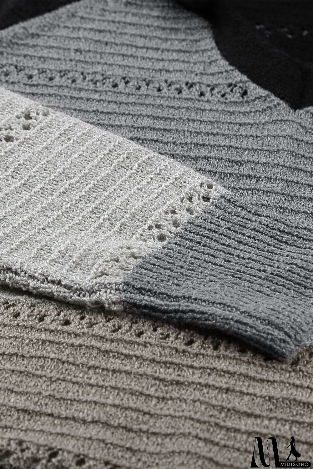 MidiSono - Classic Beach Bonfire Knitted Hoodie