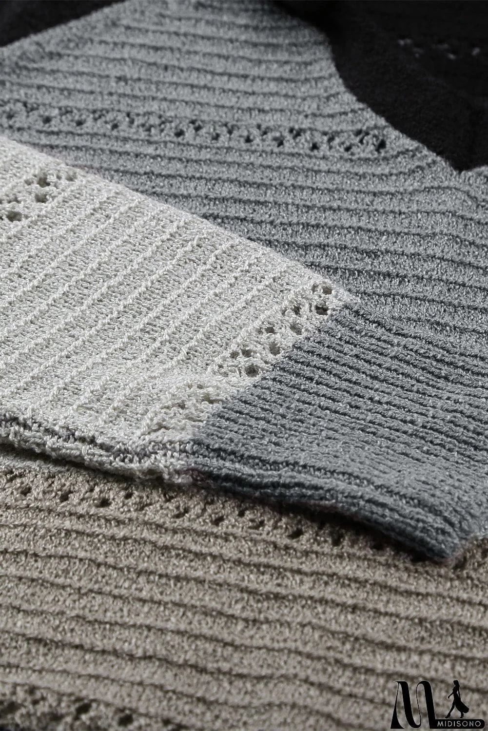 MidiSono - Classic Beach Bonfire Knitted Hoodie