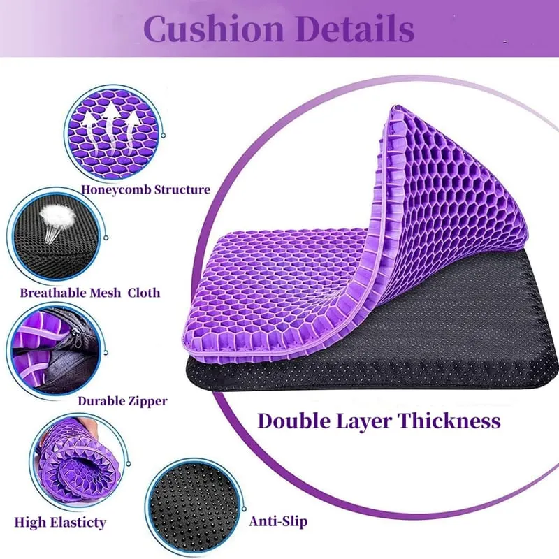 ✨ Ergonomic Silicone Seat Cushion &ndash; Relief You Can Feel
