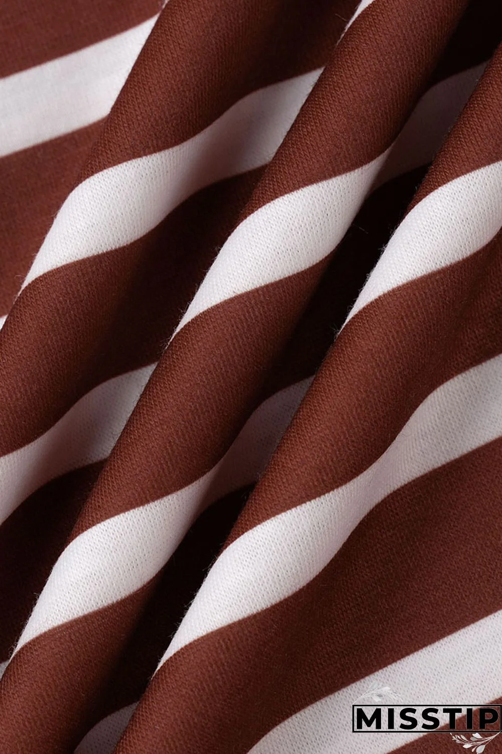 Cyanine Casual Striped Print Patchwork V Neck Straight Plus Size Dresses