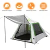 [US Local Warehouse] 4.0 Automatic Inflatable Camping Tent 300D Oxford Fabric Blow up Instant Setup Inflatable Tent UV Protection Waterproof Inflatable Cabin for Backyard & Picnic Use