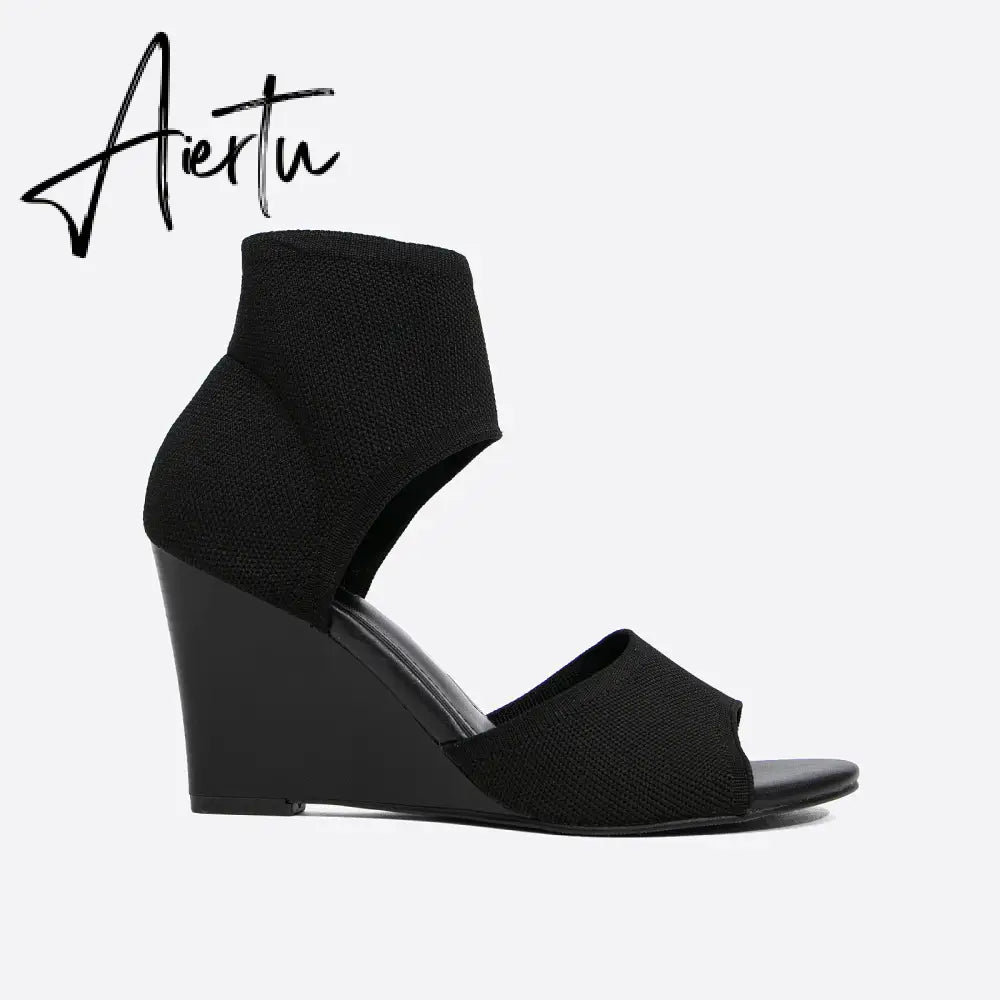 MOUSSE FIT Women Wedge Elegant Sandals mysite