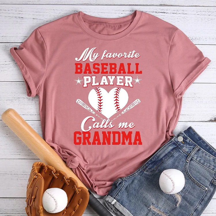 Grandma Baseball T-shirt Tee -012930-Annaletters