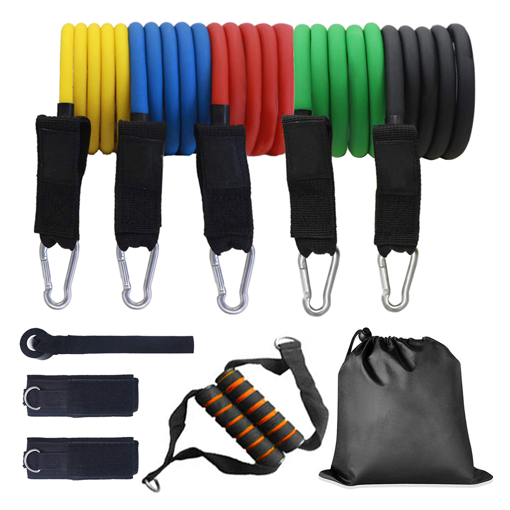 

11pcs/set TPE Resistance Band Elastic Pull Rope Gym Home Fitness Sport Tool, 501 Original