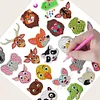 2pcs DIY Cartoon Animals Diamond Painting Stickers