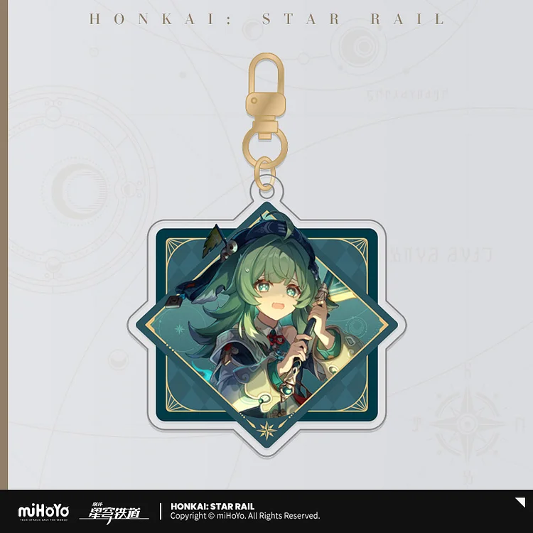 HSR Merch Keychains[Original Honkai Official Merchandise]