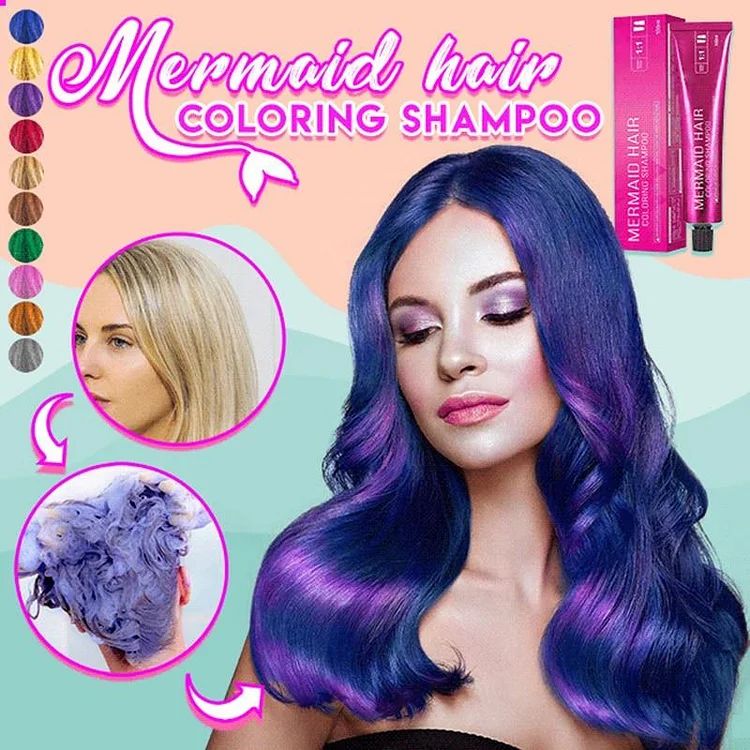 mermaid hair coloring shampoo