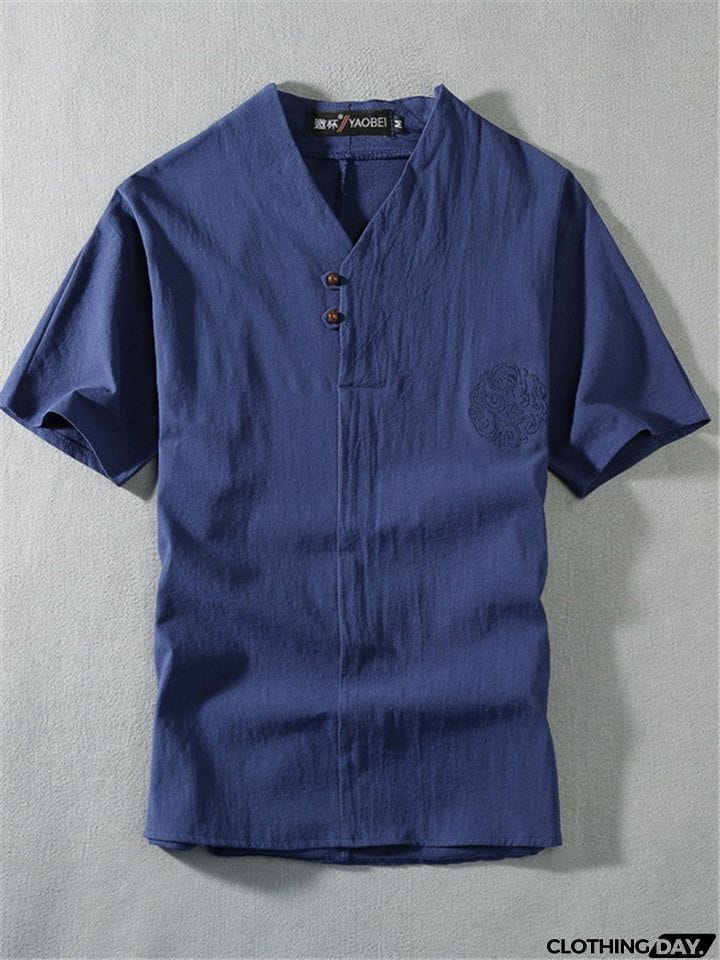 Mens Linen Short Sets