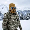 Winter Thermal Hat with Glasses Windproof Ski Mask Cap 