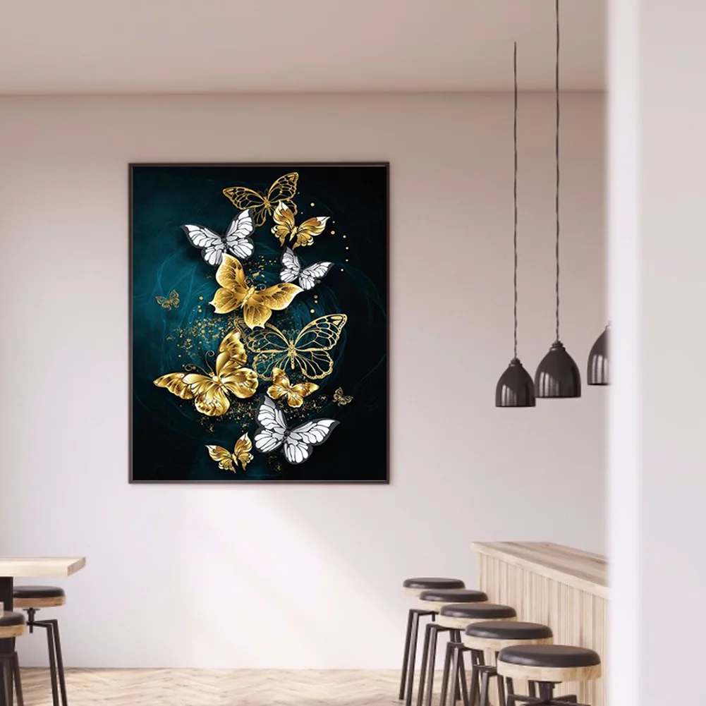 Diamond Painting - Full Round Drill - Butterfly(30*40cm)