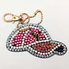 6PCS Double Sided Special Shape Diamond Painting Keychain Kits