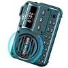 Portable FM Radio with LED Display Digital Radio Recorder BT 5.4 Radio Speaker