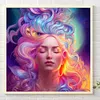 Rainbow Beauty - Round AB Drills Diamond Painting(45x45cm)
