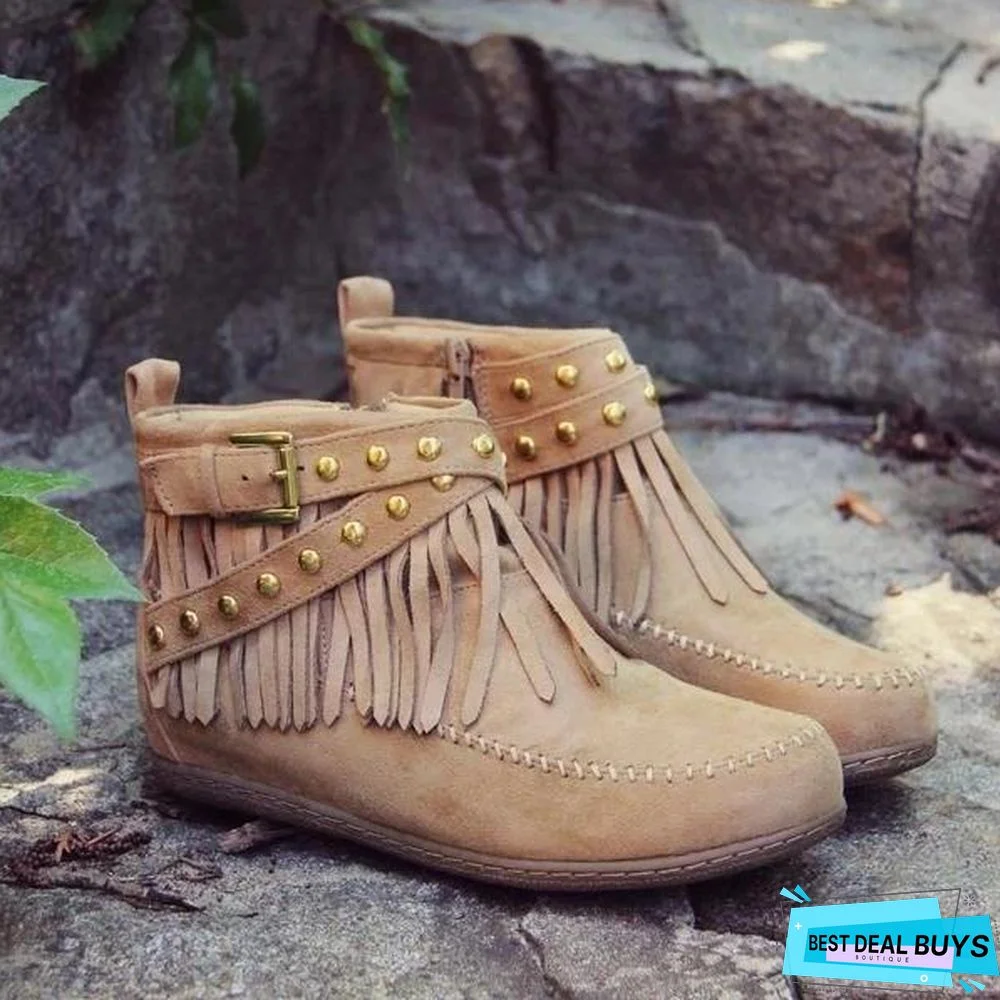 Women's Casual Vintage Ankle Boots