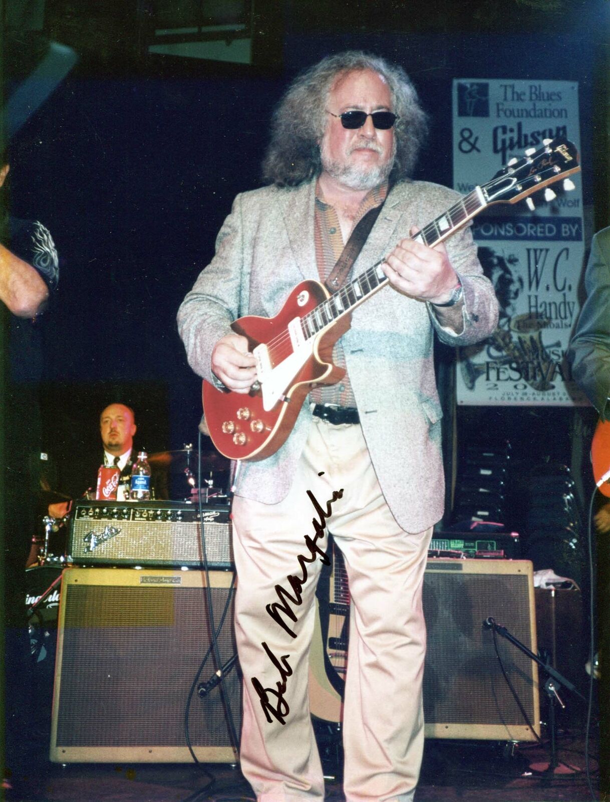 ELECTRIC BLUES GUITARIST Bob Margolin autograph, signed Photo Poster painting