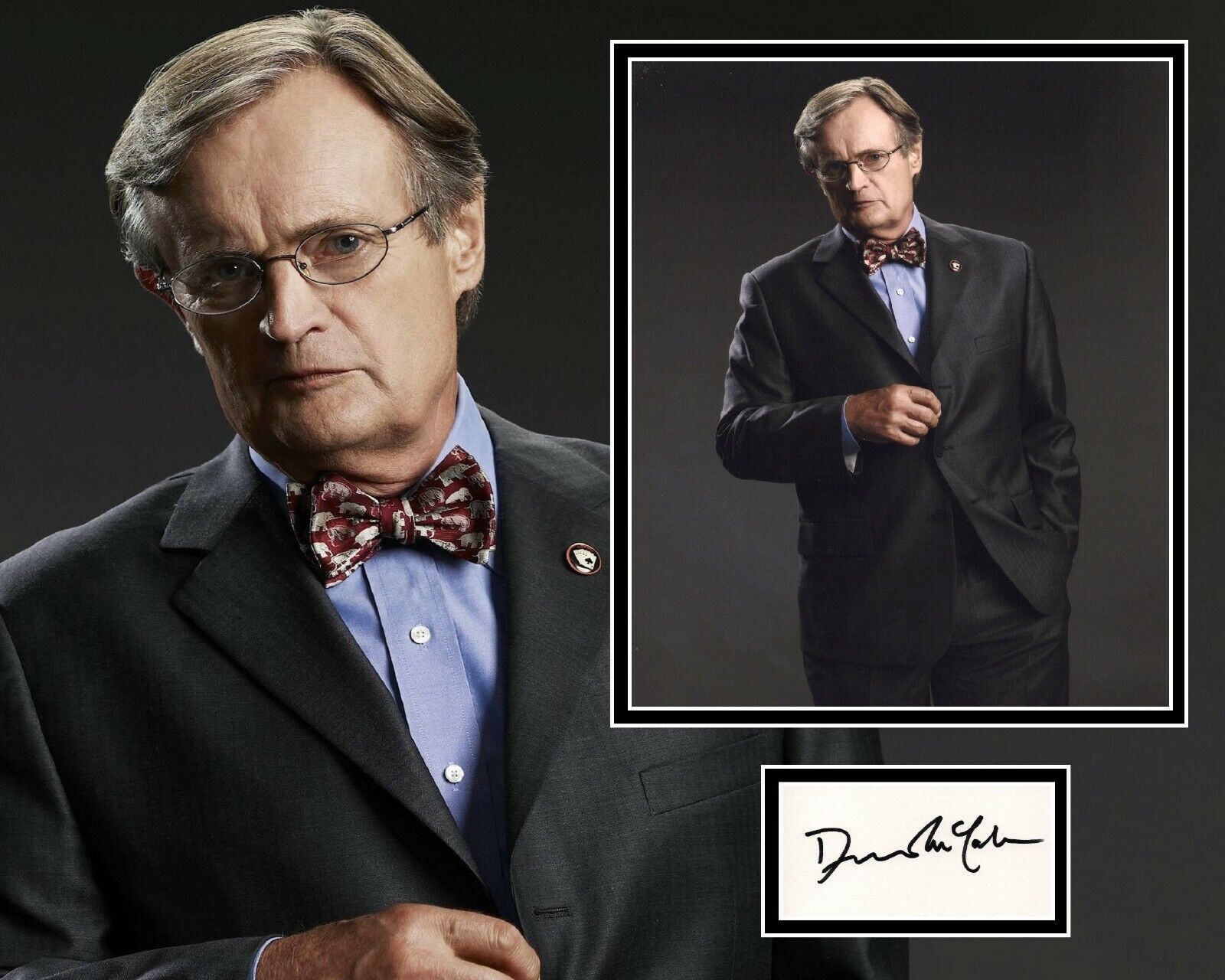 DAVID McCALLUM SIGNED NCIS Photo Poster painting MOUNT UACC REG 242