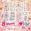 DIY Self-Adhesive Gem & Rhinestone Stickers Sparkling Jewel Stickers for Crafts & Decorations