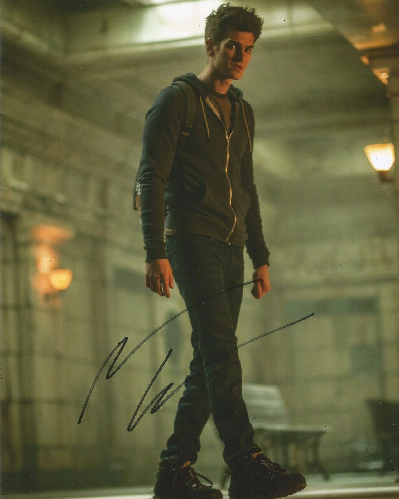 Andrew Garfield Signed The Amazing Spider-Man 2 10x8 Photo Poster painting AFTAL